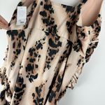 Cacique NWT Swim No Wire One Piece Sz 28 Animal Print Belt Tie Waist Photo 14