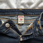 True Religion  Dark Blue Denim Cut Off Shorts Photo 2