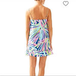 Lilly Pulitzer  Zanna Silk Dress In Indigo Sea Dreamin Size Small Pink Blue Green Photo 1