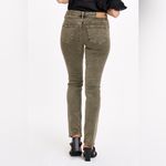 Dear John  Woman's Olive Blair High Rise Straight Jeans Denim Size 28p Photo 2