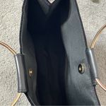 Carolina Herrera Good Girl Black Velvet Bag with Gold Hoop Handle Photo 3