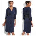 Tadashi Shoji NWT Twist-Drape Dress Long Sleeve Knot Front Sz XL Flattering MOB Photo 6