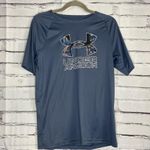 Under Armour  Youth XL Navy Performance Logo Athletic Loose Fit Gym Training Tee Photo 0