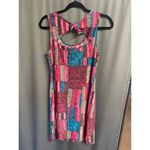 Papillon Dress NWT SZ Small Purple Pink Multicolored Sleeveless Back Cutout b40 Photo 3