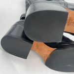 via spiga  Garnett Boots Size 6.5 Black Zipper Buckle Tall Leather Heeled Western Photo 13