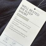 Athleta NWT Well Rested Rib Sleep Short Black Pajama shorts Medium Photo 3