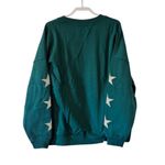 Green Bay Packers NFL Women's Rhinestone Sleeve Sweatshirt Green Size Small Photo 7