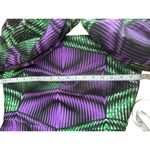 TribalbyN Purple Green African Print Crop Back Zip Size S Dress Photo 6
