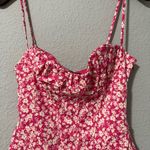 ZARA ‎ New Pink/White Printed Corset Sweetheart Neckline Corset Bodysuit Size S Photo 8