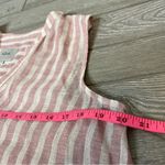 Rails  Morgan Rose Stripe Linen shirt sz M Photo 2