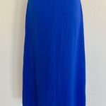 Nine West women's  Elegant Blue sleeveless D ring midi Dress 👗 Photo 8