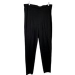 Magaschoni  Black Modal Super Soft Stretch Knit Comfort Lounge Joggers Large Photo 3