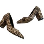 EXPRESS Leooard Calf Hair Block Heel Pumps, Sz 7 Photo 1