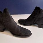 Paul Green  Boston Bootie Black Nubuck Leather Size US 8.5 Photo 4
