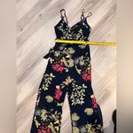 Luxxel . Floral Navy Jumpsuit Photo 1