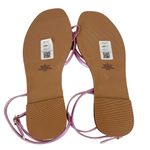 ASOS Sandals 8 Pink Metallic Ankle Strap New Photo 8