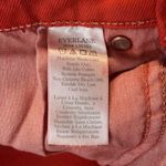 Everlane  Way High Jeans Straight Leg High Rise Red Dyed Womens 28 Tall Photo 3