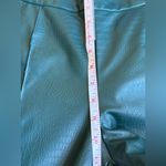 JASON WU Women's Faux Leather Croc Culotte Cropped Wide Leg Pants. Size 6 Green Photo 9