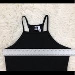 Free Press  Black Ribbed Bodycon Dress Medium Photo 3