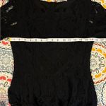 Miami  Black Lace Short Sleeve Romper Size Small Photo 8