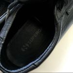 Superga Black Leather Sneaker F 7.5/ M 6 Size 38 Photo 7
