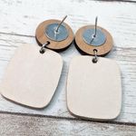 Vintage Stud Earrings For Pierced Ears Flower Design Photo 6