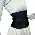 Terani Couture Terani Strapless Dress Black And White Color Size 4. Photo 3