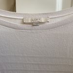 Loft  white boatneck sweater Photo 1