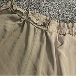 SheIn tan stretchy wide leg high waisted business casual pants with pockets L Photo 2