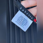 Babette Pleated classy Dress in black size small Photo 5