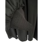 Madewell Turtleneck Long-Sleeve Top Chiffon Black Size Medium Photo 6