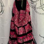 No Boundaries pink and black halter dress Photo 3