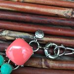 J.Crew  Colorful Choker Style Necklace Lucite Photo 5