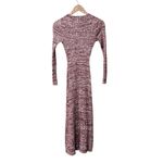 Anna Quan Charissa Long Sleeve Rib Knit Sweater Maxi Dress Mulberry AU 6 $360 White Size undefined Photo 4