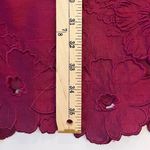 Adrianna Papell  Maroon Sleeveless V-neck Silk Cocktail Dress Elegant Size 10 Photo 10