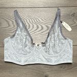 Victoria's Secret Victoria’s Secret‎ Body By Victoria Unlined Demi Gray Lace Bra Size 36B Photo 3