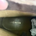 Coach  Maya Suede/Polished-Calf Ankle Wedge Boots Brown Women’s Size 10 Q5328 Photo 12