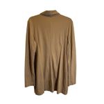 J.Jill Ponte Knit One Button Blazer Jacket Career Neutral Brown Size Medium Tall Photo 6