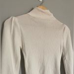 Love Tree  White Puff Sleeve Top Size Small Photo 2