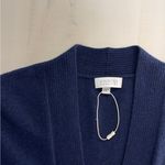 KINROSS CASHMERE navy blue oversized vest sweater L Size L Photo 2