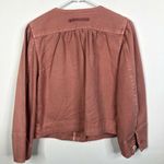 Rebecca Taylor NEW la vie Size M Garment Dyed Twill Jacket Cenelle Pink $295 Photo 8