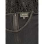 Bardot  Womens Dress Black Nicolette Midi Crochet Sheer Long Sleeve Sheath XL Photo 3