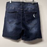 Risen Denim High Rise Shorts Bermuda Women Blue Jean Stretch Short 2X plus size Photo 3
