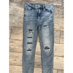 American Eagle  Jeggings‎ size 4R 4 Regular Super Hi-Rise Jeans Denim Jegging Photo 1