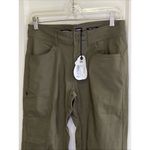 prAna  Halle II pant size 2 Short Slate Green. Roll up pant bottoms MSRP $95 Photo 4