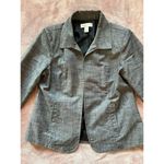 Christopher & Banks Christopher‎ & Banks Blazer Jacket Long Sleeve Woman's Gray Size Small Photo 1