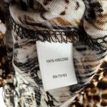 Cable & Gauge  Women’s Sz M Abstract Short Sleeve Hankerchief Hem Tunic Top Photo 6