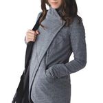 Lululemon That's A Wrap Heathered Snow Slub Coal Photo 0