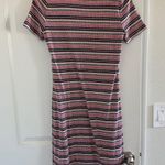 Loft ribbed short sleeve striped dress Photo 2