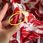 Christian Dior Chemises Red Midi Skirt Photo 5